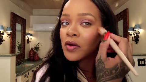 Rihanna's Epic 10-Minute Guide to Going Out Makeup | Beauty Secrets | Vogue