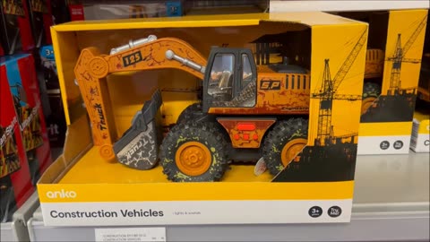 Anko Construction Vehicles Lights & Sounds Wheel Digger