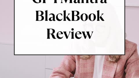 GPTMantra BlackBook Review | how to online earning 2024