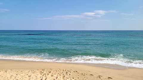 Summer sea in Gangneung, South Korea.