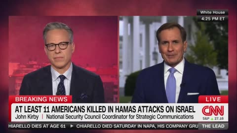 John Kirby Starts To Cry During Questioning On CNN Over Hamas Attack