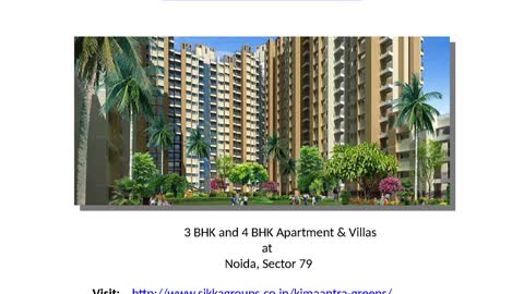 Sikka Group Residential Projects in Noida @ 9555807777