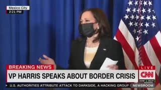 Kamala Harris Laughs Again When Asked About Visiting the Border