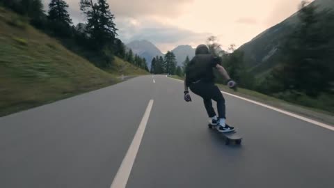 Longboarding in the Alps for one of my favorite raw runs I've ever filmed!