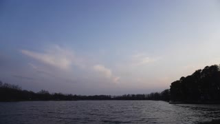 L. P. DOLAN LAKE ILLINOIS | CLOUDY SUNSET TIME LAPSE | 6K UPLOAD