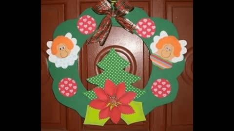 98 Beautiful Christmas Ornament Crafts Ideas for Door - Part 2