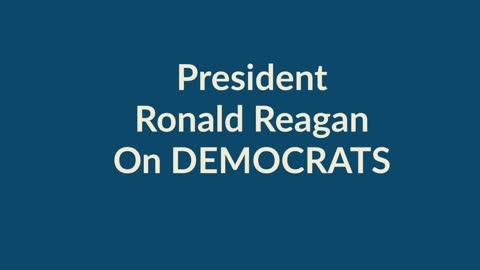 Some Things Never Change. Ronald Reagan Schools The Left On Accountability