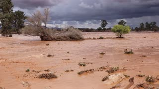 Creek flooding, Flinders Ranges, South Australia