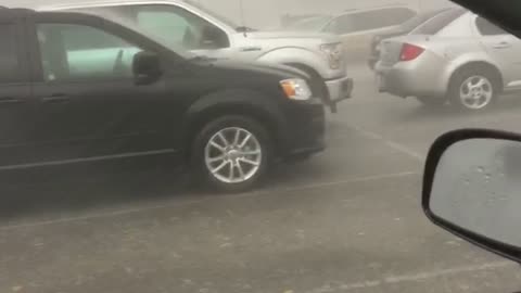 Caught in a Car During a Massive Storm