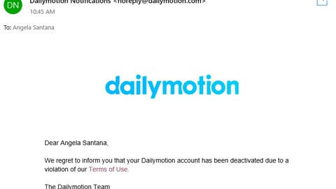 Dailymotion Deactivated My Account - Oh Well, Life Goes On
