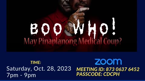 CDC PH WH (102823) - Boo WHO! May Pinaplanong Medical Coup?