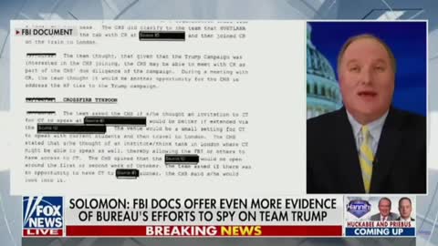 John Solomon: Declassified Docs Show FBI Directed Efforts to Spy on Team Trump