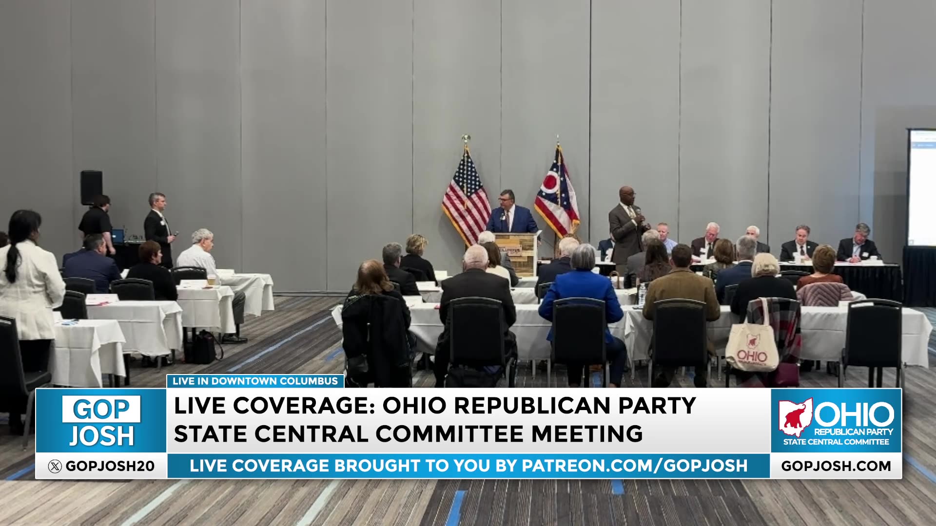 LIVE OHIO REPUBLICAN PARTY STATE CENTRAL COMMITTEE MEETING