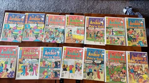 Archie's Pals' n 'Gals comic books I bought from eBay. Archie Comics.