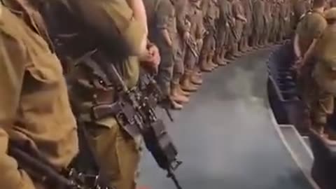 Inspiring IDF Soldiers Singing Song of Faith all Together