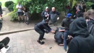 Violent protests break out in Portland at Patriot Prayer rally