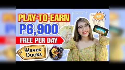 NEW FREE PLAY TO EARN GAME: P6,900 PER DAY | WALANG PUHUNAN!! PAYOUT AGAD WITH PROOF | WAVES DUCKS