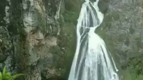 The bride's waterfalls in peru south america