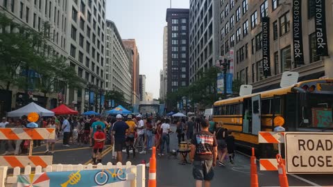 Chicago's Loop on 7/18/21