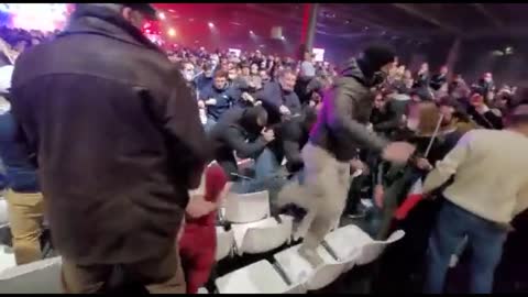 Eric Zemmour’s first rally today, becomes Violent in France As could be seen