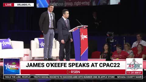 Project Veritas founder James O'Keefe's Full Speech at CPAC 2022 in Orlando