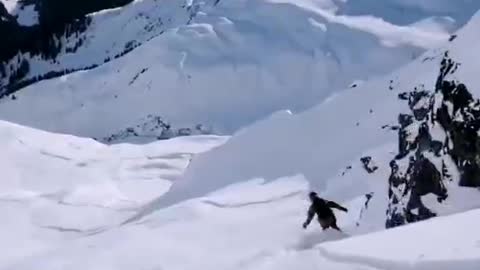 cool aerial skiing