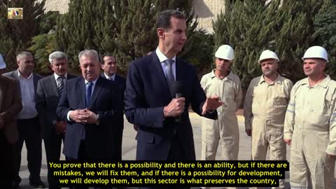 Syria Rebuilding: Assad Inaugurates Relaunch of Gas Turbines