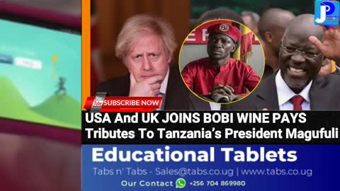 USA and uk joins bobi wine pay tributes to tanzani's president magufuli