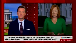 W.H. Press Secretary Dodges Questions About Americans In Afghanistan