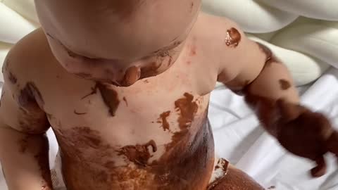 Baby Goes Nuts with Nutella