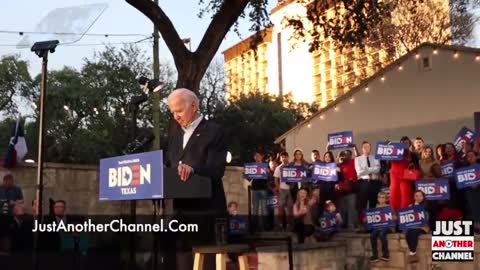 Joe Biden got called out at his rally in San Antonio for lying about Trump