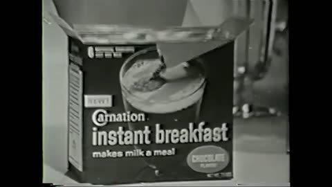 April 9, 1965 - Carnation Instant Breakfast Commercial