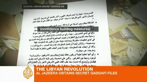 Secret files show US officials tried to help Gaddafi cling to power