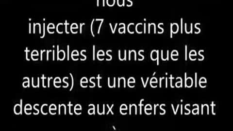 VACCINATION DE MASSE