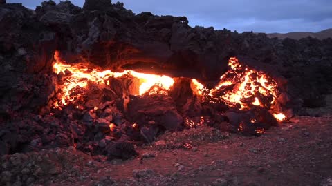 Volcano eruption