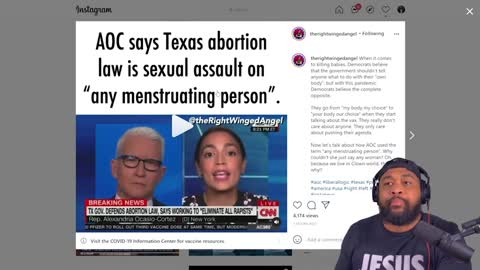 Women are "Menstruating People" According to AOC