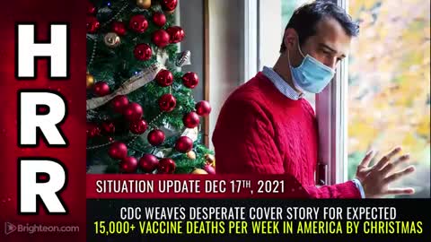 CDC WEAVES DESPERATE COVER STORY FOR EXPECTED 15,000+ VACCINE DEATH