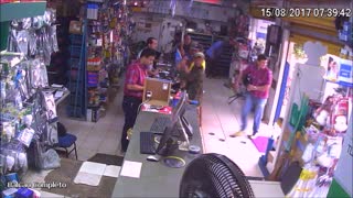 Truck Invades Store