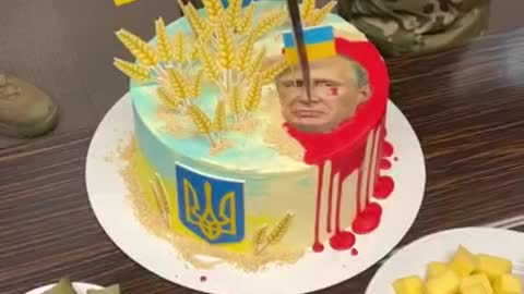 Cake with Putin