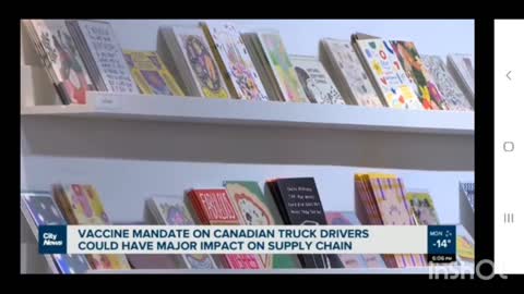 Vaccine mandate for Canadian truck drivers Will impact supply chain Canada 🇨🇦 & U.S.A. 🇺🇸 #NoVaxxPass #NoMandates EVER! #TrudeauMustGO