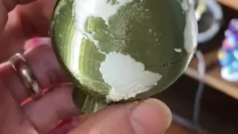 Earth in two color 3d print