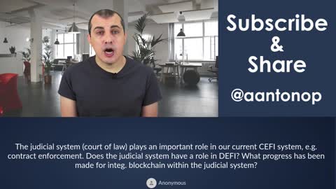 EThereum Q&A: Does the Judicial System Play a Role in DeFi?