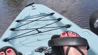 Peddling on the bayou