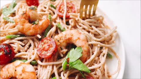 Spaghetti with Shrimp