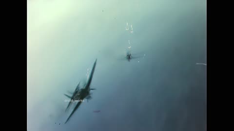 WW2, 1944: F6F Hellcats Gang Up On A6M Zeros | Sound Design, AI Enhanced #ww2
