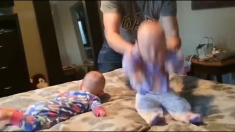 babies falling from side to side