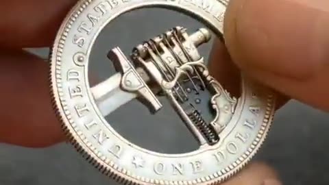 Ever seen a coin operate like this 1921 united States coin invention?