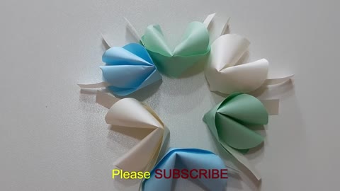 Origami Paper Art - How to Make a Fortune Cookies Origami ❣ DIY ❣ Biscoito da Sorte (All Paper Art)1