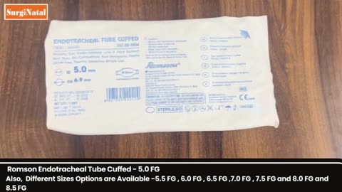 Buy Romson Endotracheal Tube Cuffed - Surginatal