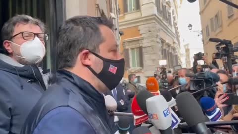 Matteo Salvini (Lega), dichiarazione dopo vertice Segreteria Lega, 4/2/21